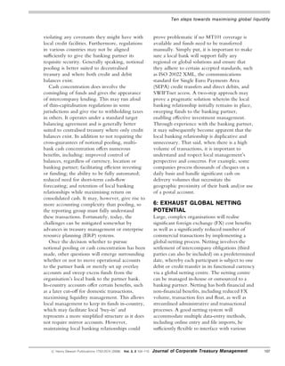 10 Steps Towards Maximizing Global Liquidity