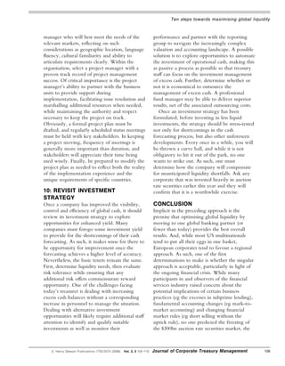 10 Steps Towards Maximizing Global Liquidity