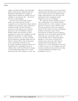 10 Steps Towards Maximizing Global Liquidity