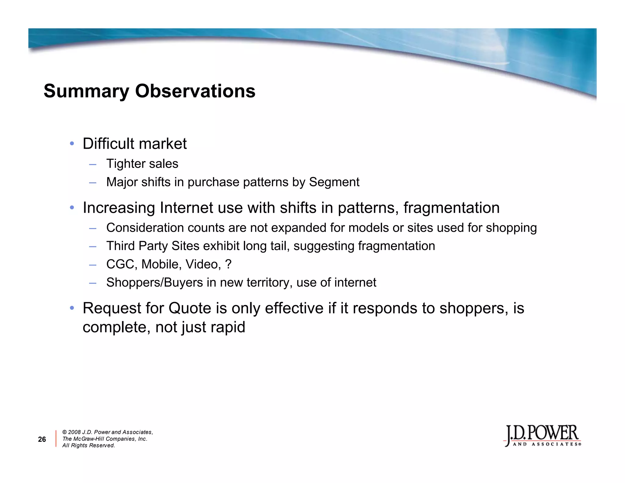 Jd P Ower Auotmotive Online Marketing Review 2008