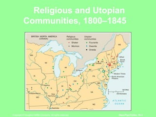 Religious and Utopian Communities, 1800–1845 