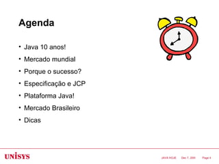 Java, historico e futuro | PPT