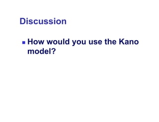 Kano Module Kano Model For Customer Satisfaction | PDF
