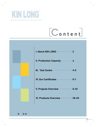 Kin Long Company Profile | PDF
