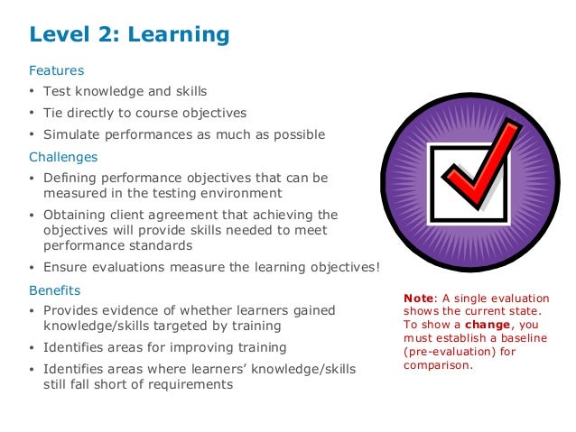 Levels 1-4 Evaluation