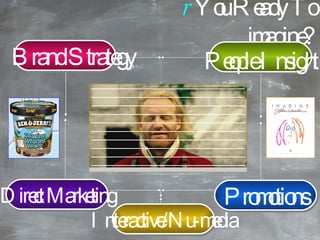 r   You Ready To imagine? Brand Strategy People Insight Direct Marketing Interactive/Nu-media Promotions _______________________________________ _______________________________________ _______________________________________ _______________________________________ _______________________________________ _______________________________________ _______________________________________ _______________________________________ _______________________________________ _______________________________________ 