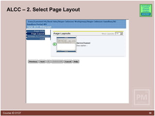 ALCC – 2. Select Page Layout 