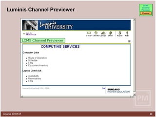 Luminis Channel Previewer 