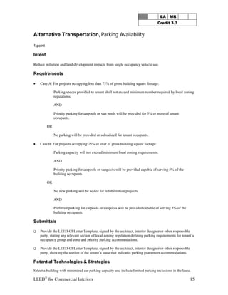 Leed CI Abbreviated Manual