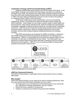 Leed CI Abbreviated Manual