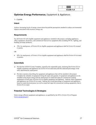 Leed CI Abbreviated Manual