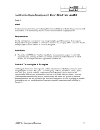 Leed CI Abbreviated Manual