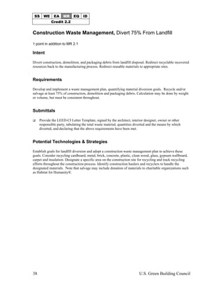 Leed CI Abbreviated Manual