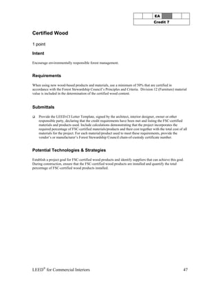 Leed CI Abbreviated Manual