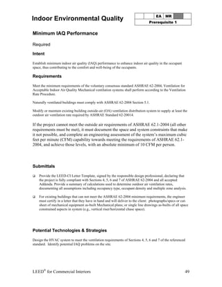 Leed CI Abbreviated Manual