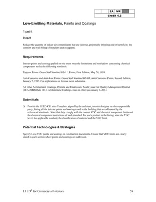 Leed CI Abbreviated Manual