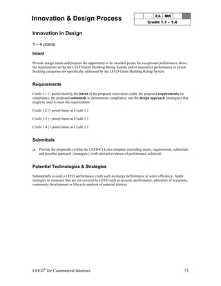 Leed CI Abbreviated Manual