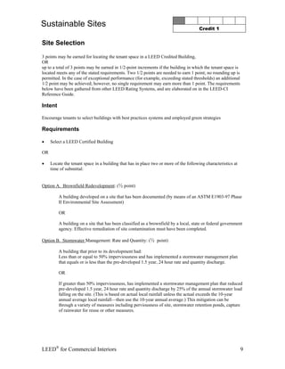 Leed CI Abbreviated Manual