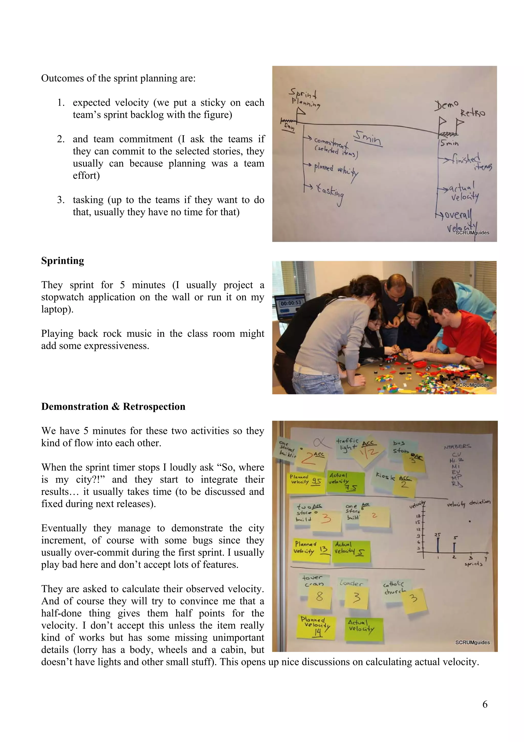 Lego For Extended Scrum Simulation