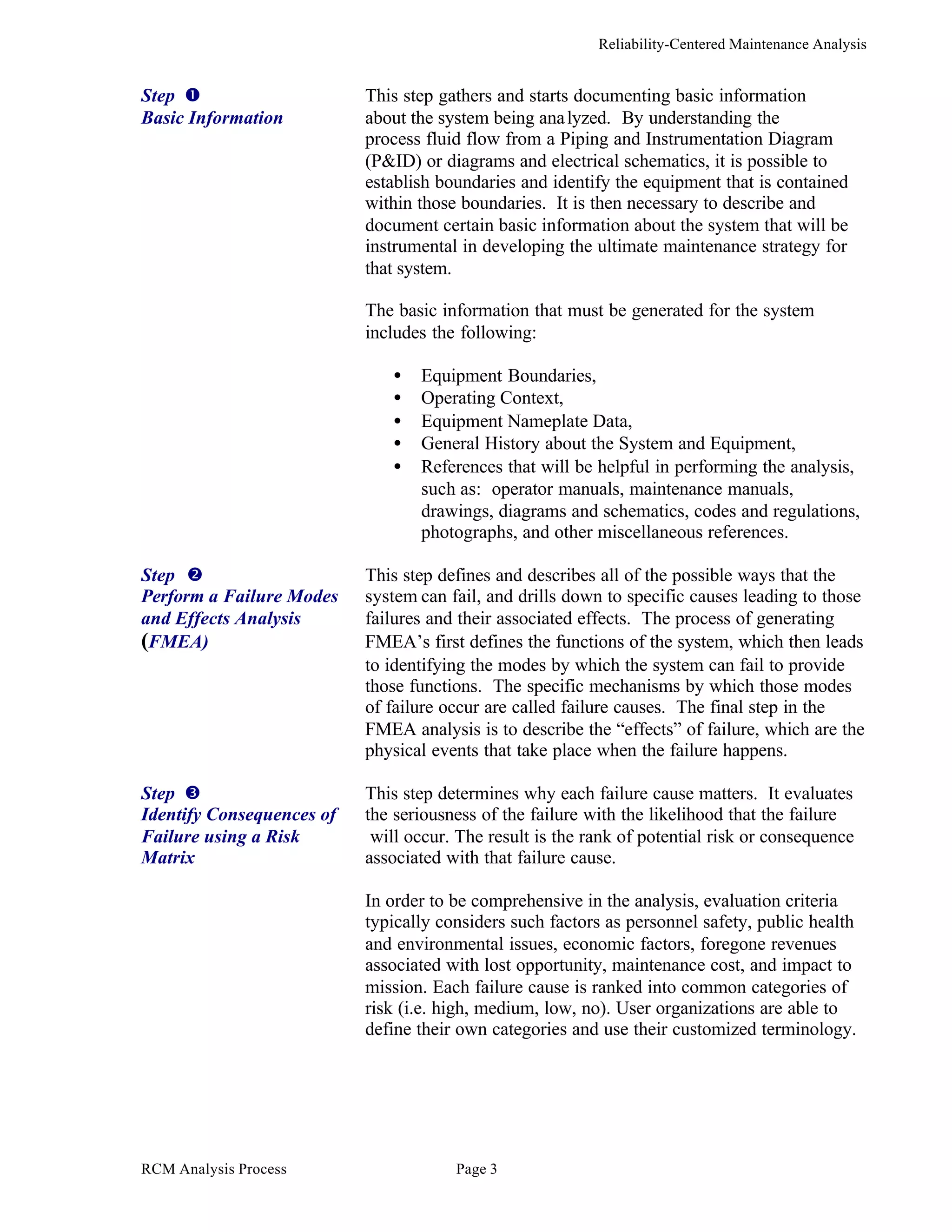Lrrcm Analysis Process