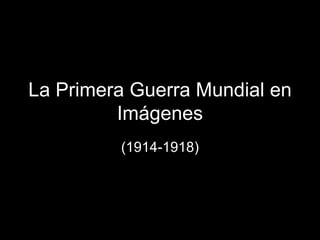 La Primera Guerra Mundial en Imágenes (1914-1918) 