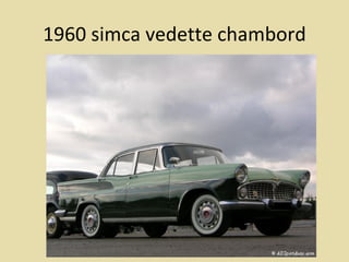 1960 simca vedette chambord 