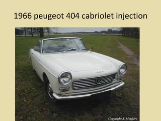 1966 peugeot 404 cabriolet injection 