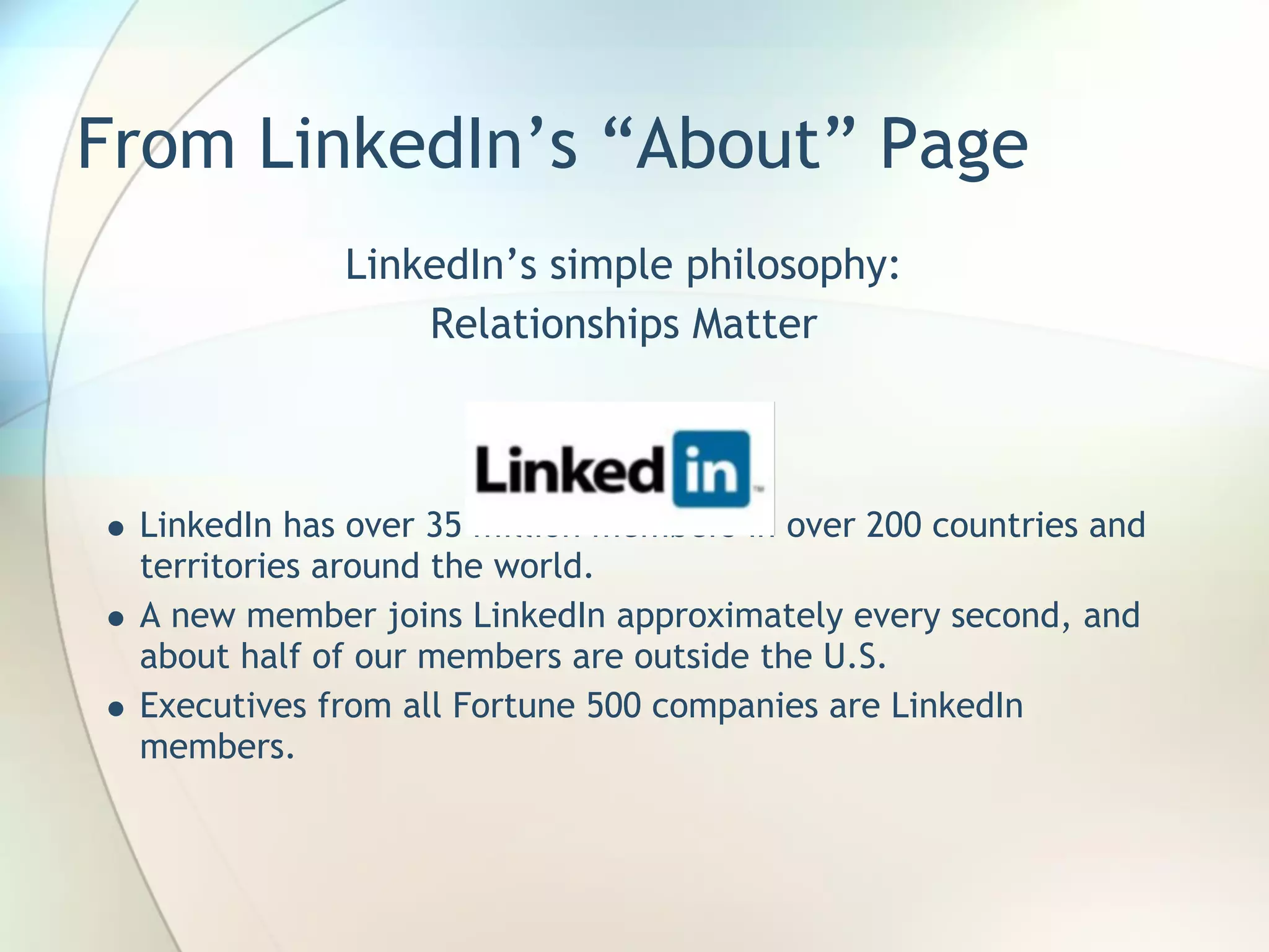 Leveraging Social Networking