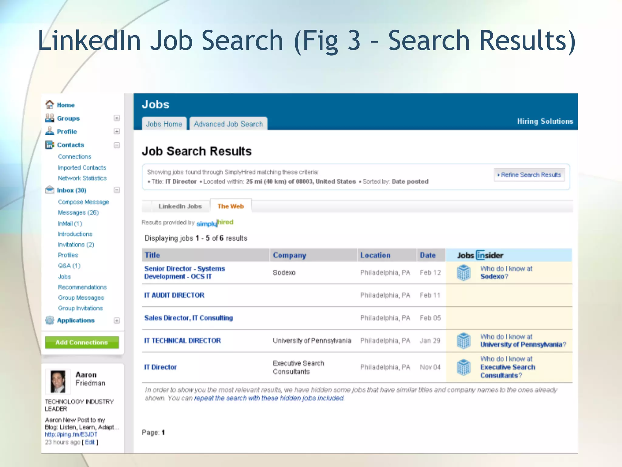 Leveraging Social Networking