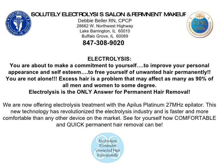 Permanent Hair RemovalElectrolysis