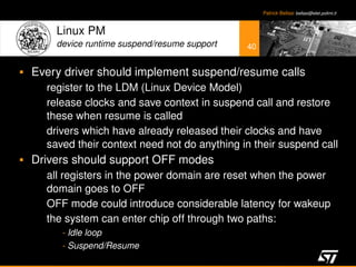 Linux Power Management Slideshare | PDF
