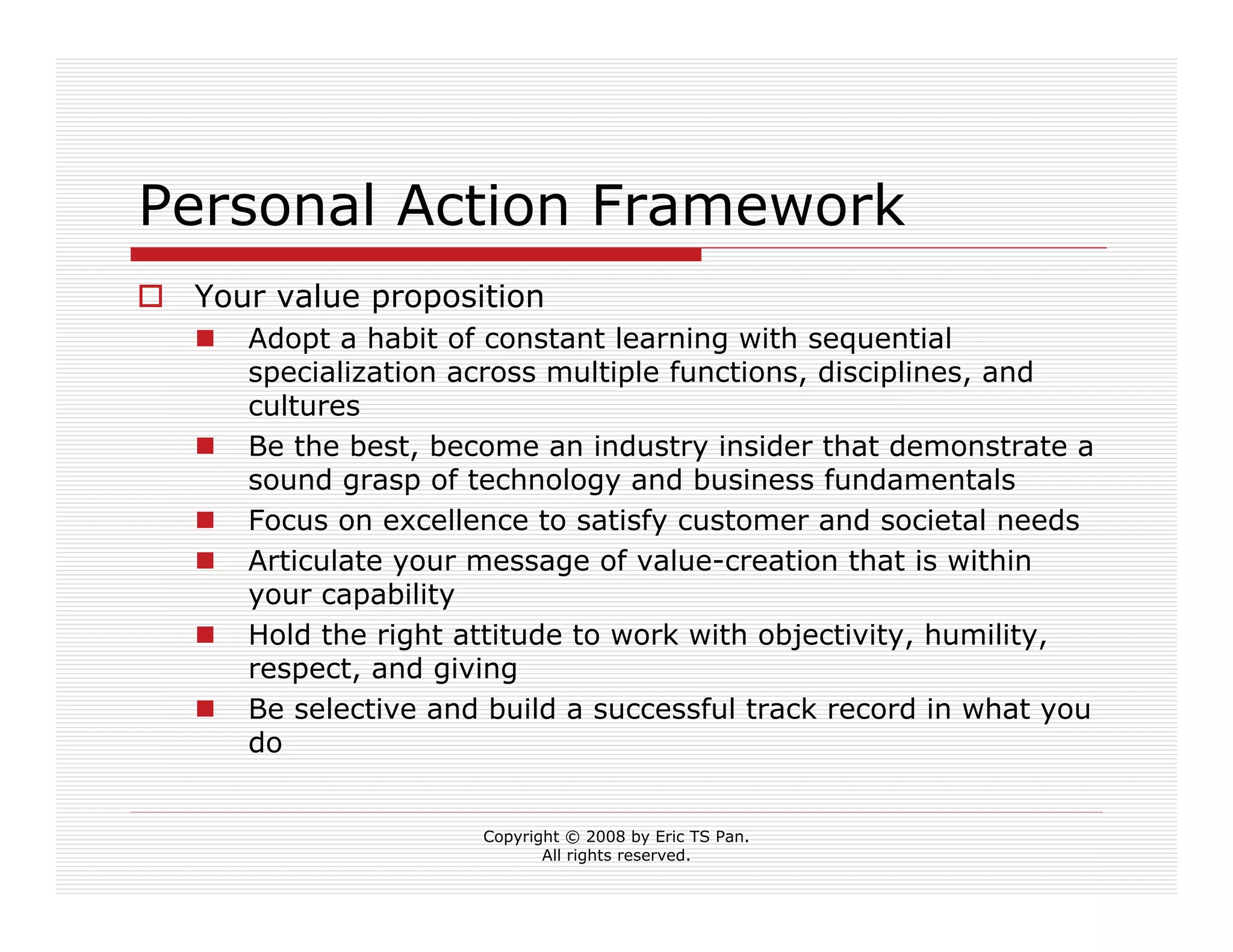 Live Your Professional Career