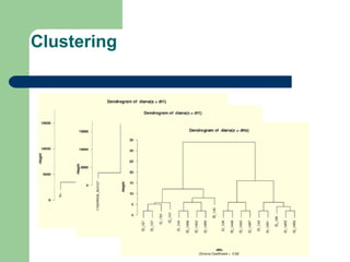 Clustering
 