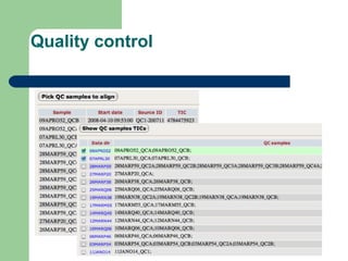 Quality control
 