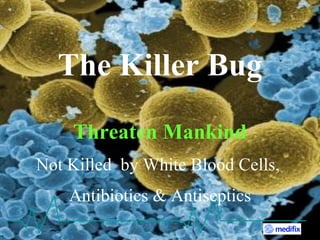 The Killer Bug Threaten Mankind Not Killed  by White Blood Cells,  Antibiotics & Antiseptics 