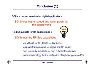 CMOS SOI Technology