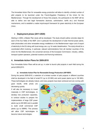 Mediterranean Solar Plan Global Presentation