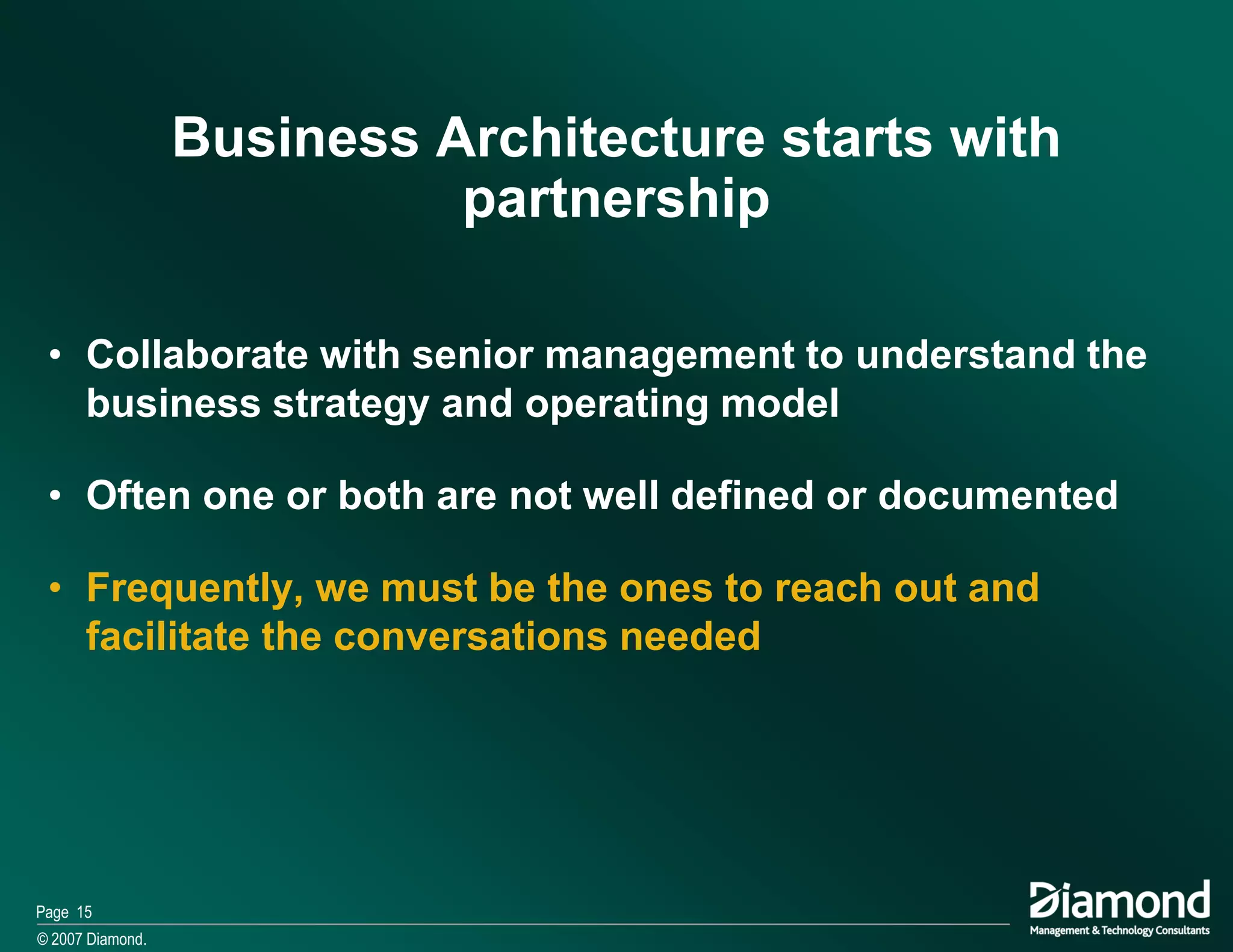 Ma The Role Of Bpm In Business Architecture 2007 11