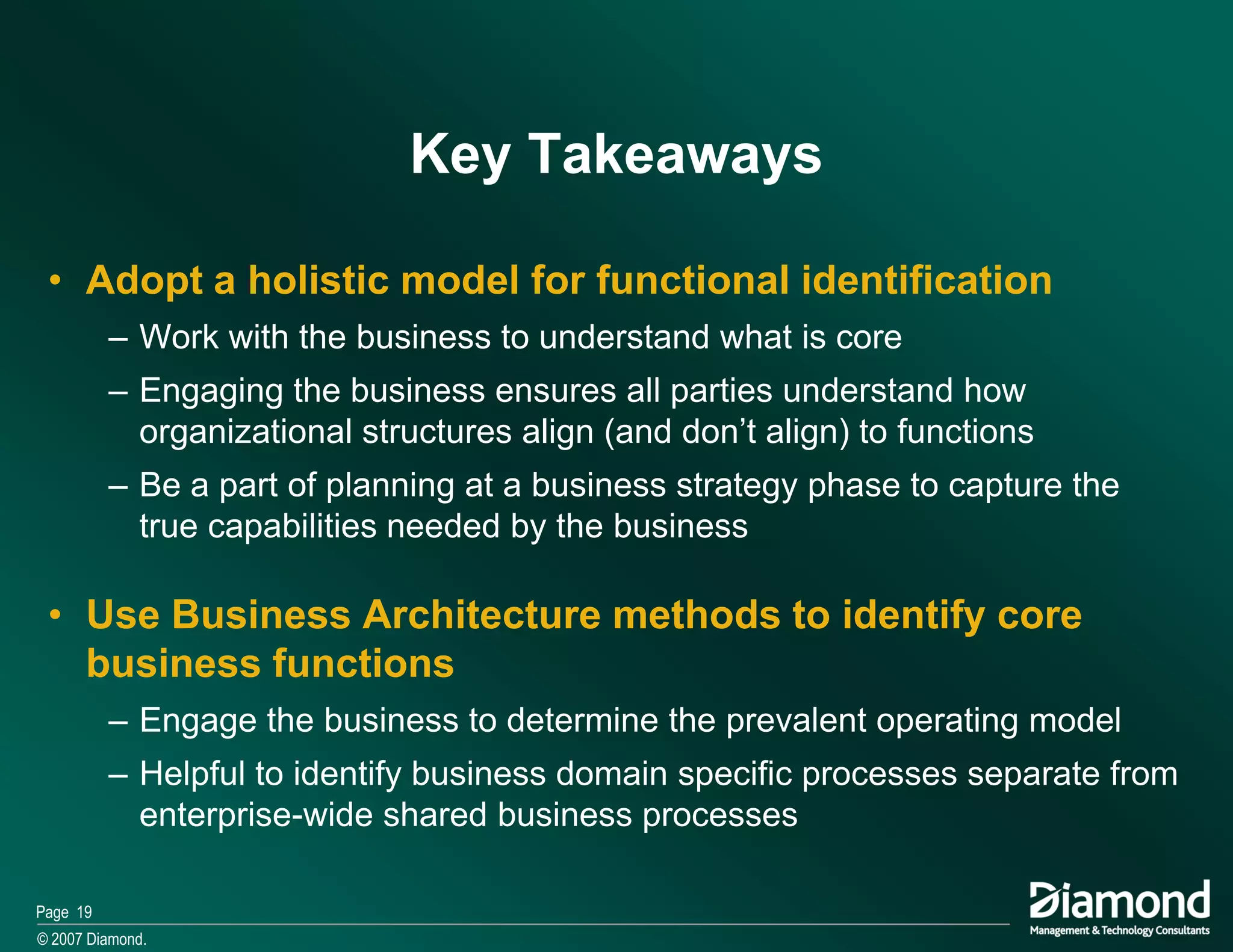 Ma The Role Of Bpm In Business Architecture 2007 11