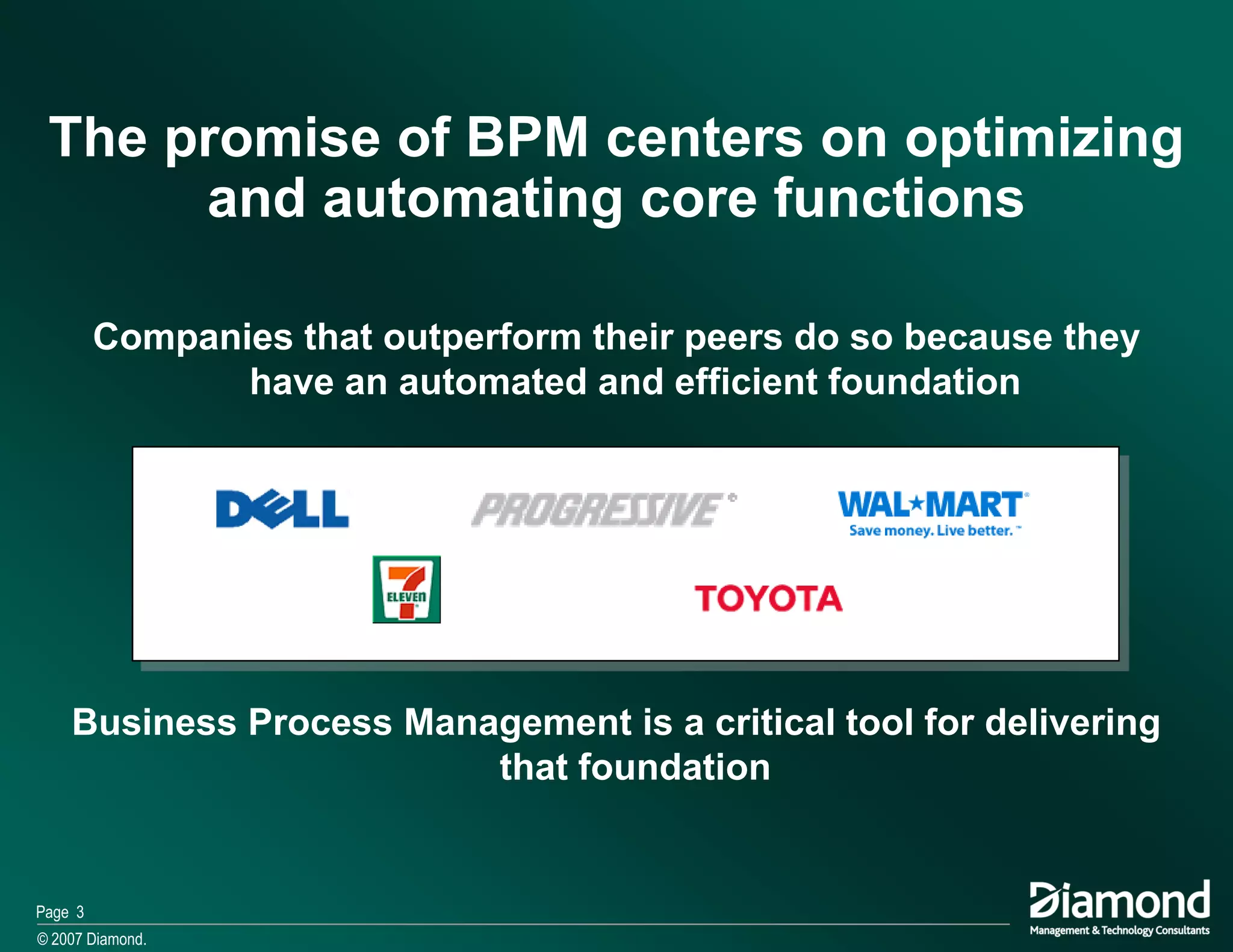 Ma The Role Of Bpm In Business Architecture 2007 11