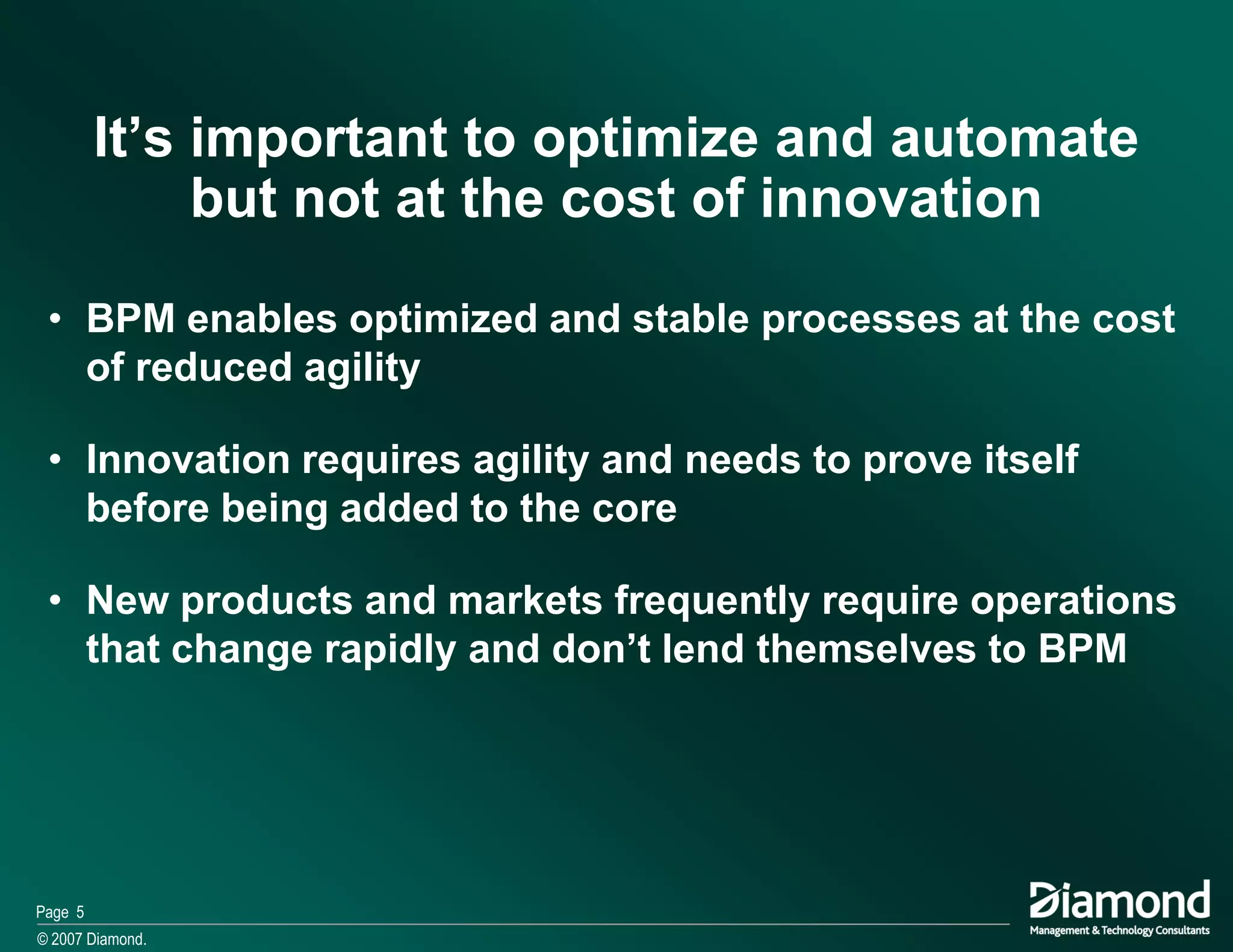 Ma The Role Of Bpm In Business Architecture 2007 11