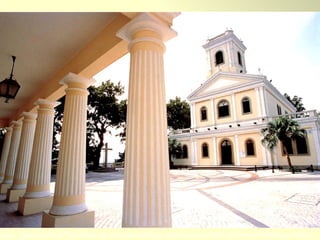 Taipa – Igreja da N. Srª do Carmo, de estilo neo-clássico, construída em 1885, em frente à Biblioteca Pública 