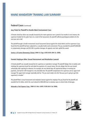 Maine Mandatory Training Kit