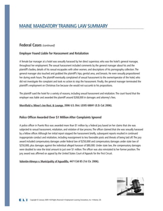 Maine Mandatory Training Kit