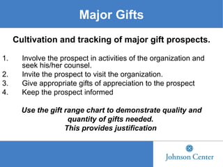 Major Gifts Powerpoint 1 | PPT