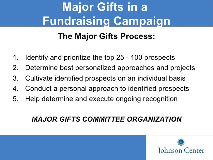 Major Gifts Powerpoint 1