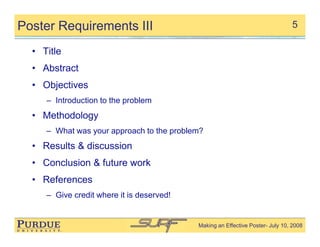 Making Effective Posters