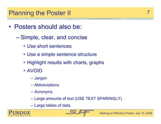 Making Effective Posters