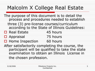 City Colleges of Chicago curriculum proposal