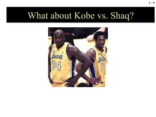 What about Kobe vs. Shaq? 